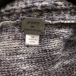 Navy/white marl sweater cardigan